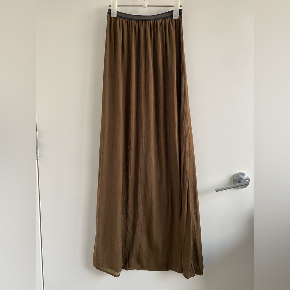 Zara Brown Maxi Skirt